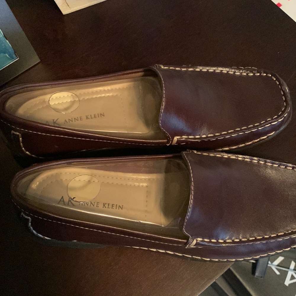 Anne Klein Loafers, Dark Brown Size 6